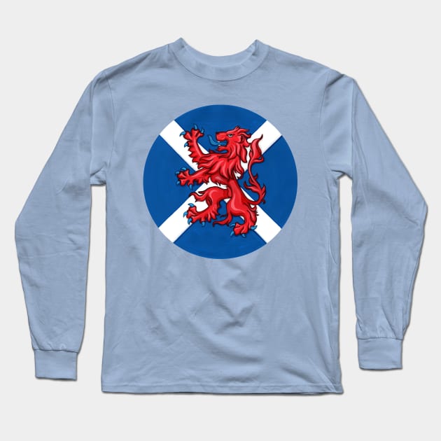 Scotland Forever Long Sleeve T-Shirt by Art By Cleave